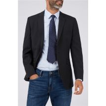 Scott by The Label Black Tailored Fit Men's Suit Jacket