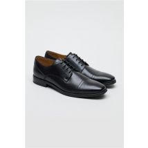 CitiFlex Aldgate Black Leather Derby Shoe