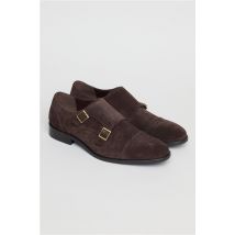 Racing Green Montoy Brown Double Monk