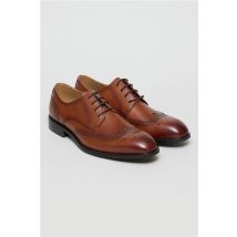 Racing Green 1990 Wilson Derby Brogues 11 Tan Brown