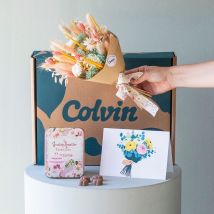 Pack Mini Bouquet com Chocolate e Cartão