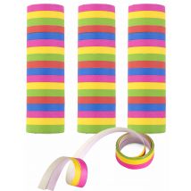 Set van serpentine rollen - Thema: Circus/ Clowns - Groen - Maat Uniek Formaat