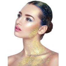 Gel met goudkleurige glitters - Thema: Glitter - Goud - Maat Uniek Formaat