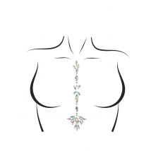 Jade lichaamsjuwelen voor volwassenen - Thema: Accessoires Carnaval - Zilver / Grijs - Maat Uniek Formaat