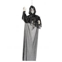 Hangende monnikslichtdecoratie 120 cm - Thema: Magie en Horror - Zwart - Maat Uniek Formaat