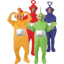 Teletubbies groepsvermomming - Thema: Bekende personages - Multicolore - Maat Uniek Formaat