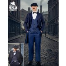 Arthur Shelby kostuum Peaky Blinders mannen - Thema: Bioscoop en TV programma's - Blauw - Maat Large