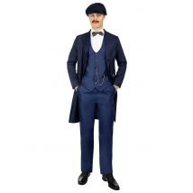 Arthur Shelby kostuum Peaky Blinders mannen - Thema: Bioscoop en TV programma's - Blauw - Maat Medium