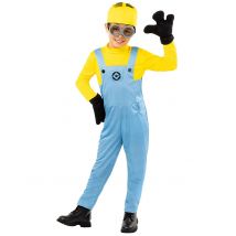 Minions Dave Kinderkostuum - Thema: Comics, Cartoons - Geel - Maat 122/128 (7-9 jaar)