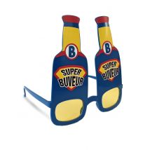 Super Buveur Humoristische Bril - Thema: Humoristisch - Blauw - Maat Uniek Formaat