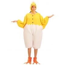Küken-Kostüm für Erwachsene Maskottchen - Thema: Humor - Gelb - Größe Einheitsgröße (42)