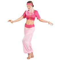 Orientalisches Prinzessinnen-Kostüm für Damen - Thema: Kostümideen - Rosa, Pink - Größe Einheitsgröße (40)