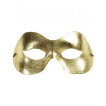 Goldene Maske - Thema: Strass + Glitzer - Gold - Größe Einheitsgröße