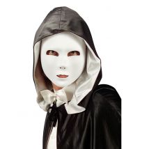 Maske weiß - Thema: Black and White - Grau, Weiss - Größe Einheitsgröße