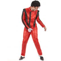 Popstar-Kostüm für Herren rot - Thema: Filmstars + Promis - Rot - Größe M