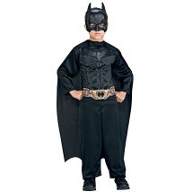 Batman Dark Knight-Kostüm für Jungen - Thema: Filmstars + Promis - Schwarz - Größe 128/140 (8-10 Jahre)