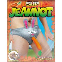 Amüsanter Hasenkopf-Slip - Thema: Humor - Rosa, Pink - Größe Einheitsgröße