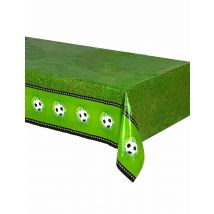 Fussball-Partytischdecke Fanartikel 130 x 180 cm Grün-schwarz-weiss - Thema: Fanartikel - Grün - Größe Einheitsgröße