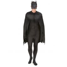 Batman-Set mit Umhang und Maske für Erwachsene - Thema: Filmstars + Promis - Schwarz - Größe Einheitsgröße