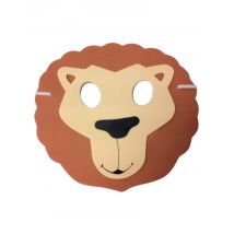 Königliche Löwen-Maske für Kinder - Thema: Tiere - Braun - Größe Einheitsgröße