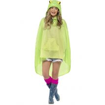 Frosch-Poncho für Erwachsene - Thema: Kostümideen - Grün - Größe M