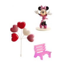 Kuchen-Dekoration Minnie Mouse - Disney - Thema: Lizenzen - Bunt - Größe Einheitsgröße