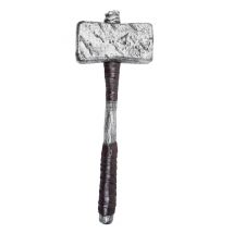 Ein silberner Hammer für Erwachsene! - Thema: Wikinger - Schwarz - Größe Einheitsgröße