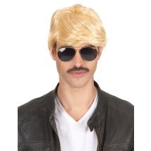 Blonde Kurzhaar-Perücke für Männer - Thema: Accessoires Carnaval - Blond - Größe Einheitsgröße