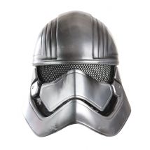 Maske Captain Phasma für Erwachsene - Star Wars VII - Thema: Filmstars + Promis - Grau, Silber - Größe Einheitsgröße