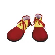 Rote Clown-Schuhe für Erwachsene - Thema: Clowns + Zirkus - Rot - Größe Einheitsgröße