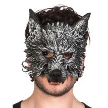 Werwolfmaske für Erwachsene - Thema: Tiere - Schwarz - Größe Einheitsgröße