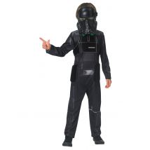 Deluxe Death Trooper Star Wars Rogue One Kostüm für Kinder - Thema: Filmstars + Promis - Schwarz - Größe 116 (5-6 Jahre)