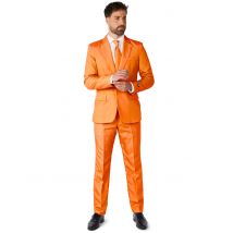 Oranger Herrenanzug Mr. Solid Suitmeister - Thema: Ausgefallene Kostüme - Orange - Größe M (50)