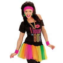 Farbiges Neon Tutu für Damen - Thema: Tänzer/-innen - Bunt - Größe Einheitsgröße