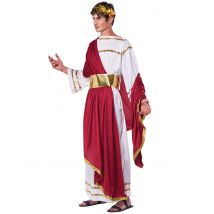 Römischer Kaiser Caesar Kostüm Herren Plus Size - Thema: Antike - Rot - Größe XXL