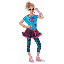 Disco Kostüm Damen 80er Jahre - Thema: 80er Jahre - Blau - Größe S (38/40)