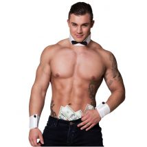 Halskragen und Manschetten für Stripper - Bunt - Größe Einheitsgröße