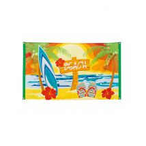 Hawaii Flagge Strandparty Polyester 90 x 150 cm - Thema: Strandparty - Bunt - Größe Einheitsgröße