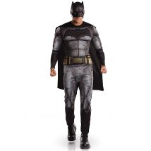Batman Justice League Kostüm für Erwachsene - Thema: Superhelden - Grau, Silber - Größe M / L