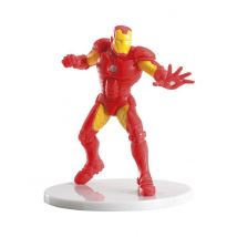 Iron Man Kuchenfigur 9 cm - Thema: Déco d'ambiance anniversaire - Bunt - Größe Einheitsgröße