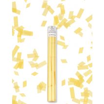 Konfetti-Kanone für Festlichkeiten Partyzubehör gold - Thema: Kostüme nach Farben - Gelb - Größe Einheitsgröße