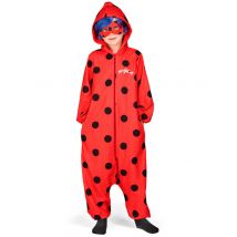 Ladybug Kostüm Einteiler für Kinder - Thema: Warme Kostüme - Rot - Größe 104/110 (4-5 Jahre)