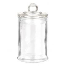 Kleine Bonbonschale aus Glas 12 x 6 cm - Thema: Déco d'ambiance anniversaire - Weiß - Größe Einheitsgröße
