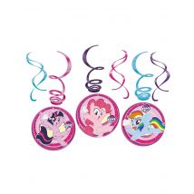 Dekorations Spiralen-Set My little Pony Geburtstag - Thema: Filmstars + Promis - Bunt - Größe Einheitsgröße