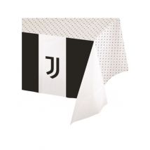 Juventus-Tischdecke schwarz-weiss 120x180cm - Thema: Fanartikel - Bunt - Größe Einheitsgröße