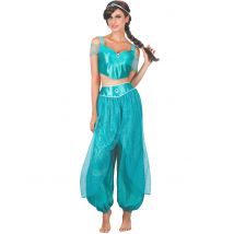 Arabische Prinzessin Kostüm für Damen Orient türkis - Thema: Länder + Kulturen - Blau - Größe S