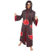Itachi Naruto-Herrenkostüm Lizenz-Verkleidung braun-rot - Thema: Manga - Schwarz - Größe L