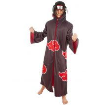 Itachi Naruto-Herrenkostüm Lizenz-Verkleidung braun-rot - Thema: Manga - Schwarz - Größe XL