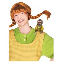 Pippi Langstrumpf-Herr Nilsson Affe Kostümzubehör für Fasching braun-gelb - Thema: Tiere - Multicolore - Größe Einheitsgröße