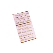 8 Armbänder Mlle wird zu Madame in Rosa und Gold - Thema: Destockage NLD - Rosa, Pink - Größe Einheitsgröße
